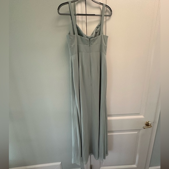 Azazie Salma Bridesmaid Dress in Agave - Picture 6 of 7